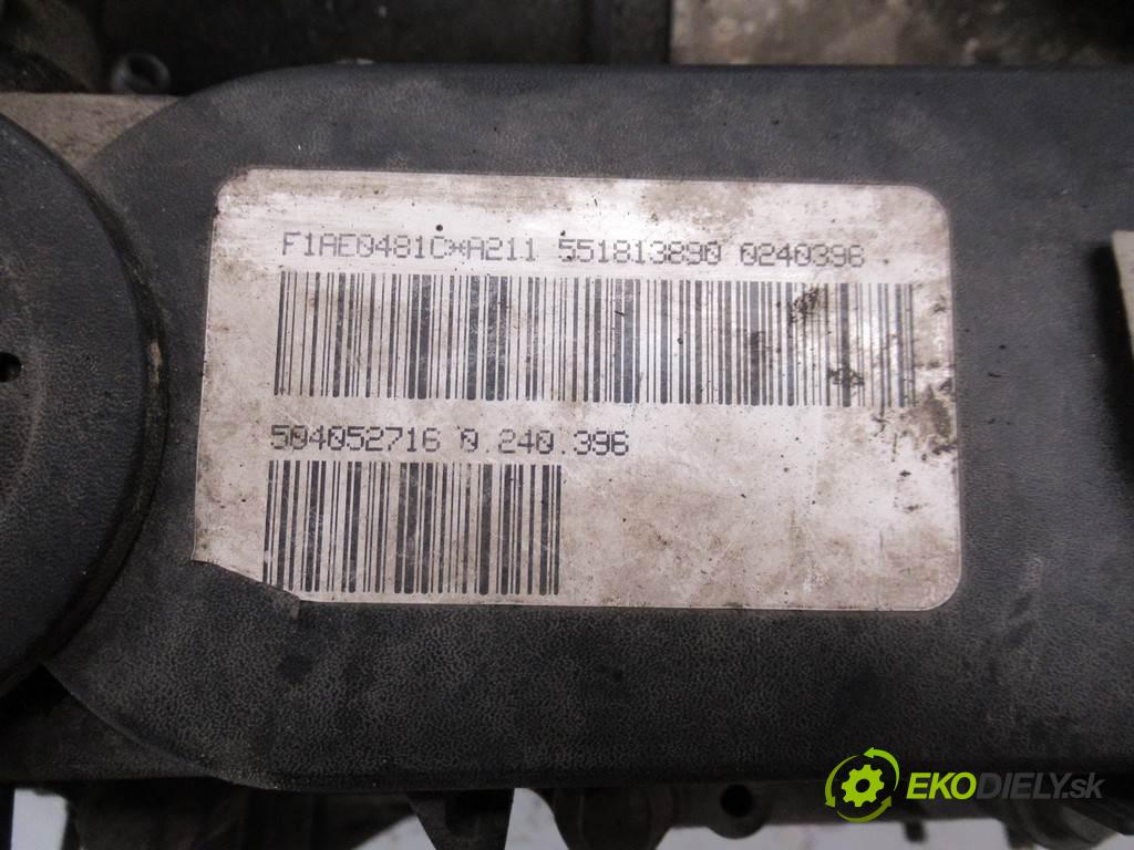 Fiat Ducato II    LIFT 2.3JTD 110KM 02-06  Motor F1AE0481C (Motory (kompletné))