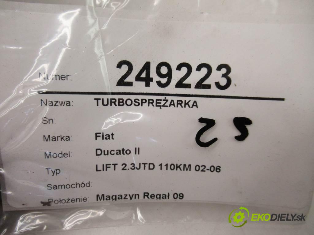 Fiat Ducato II    LIFT 2.3JTD 110KM 02-06  turbo 53039700090 (Turbodúchadla (kompletní))