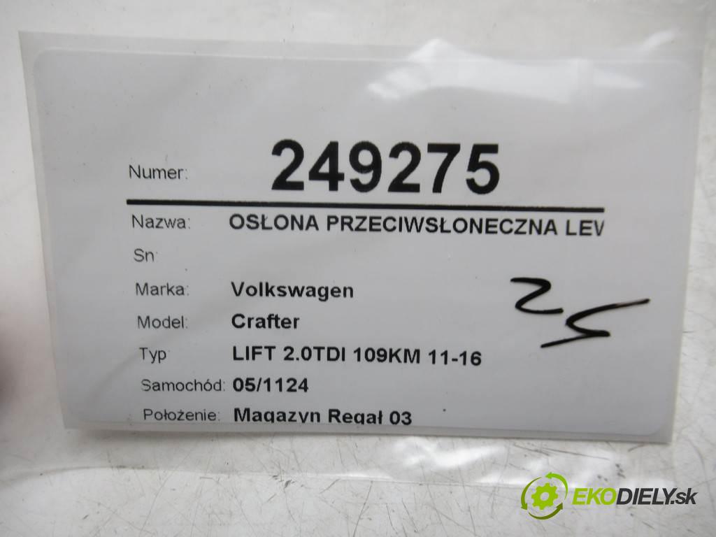 Volkswagen Crafter  2012  LIFT 2.0TDI 109KM 11-16 2000 clona sluneční levá strana