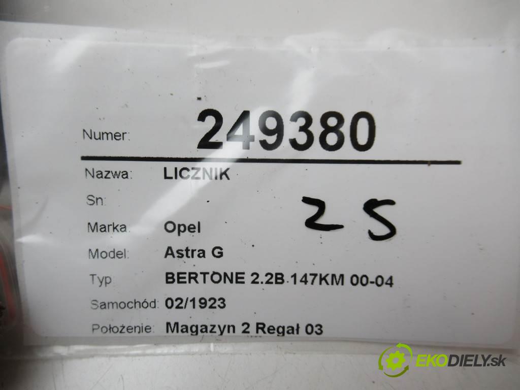 Opel Astra G  2002  BERTONE 2.2B 147KM 00-04 2198 prístrojovka 24459712XQ (Přístrojové desky, displeje)