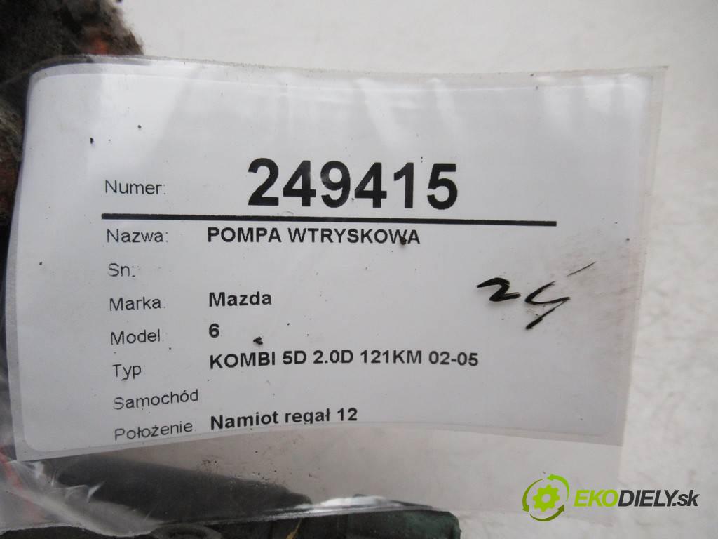 Mazda 6    KOMBI 5D 2.0D 121KM 02-05  Pumpa vstrekovacia 294000-0044 (Vstrekovacie čerpadlá)