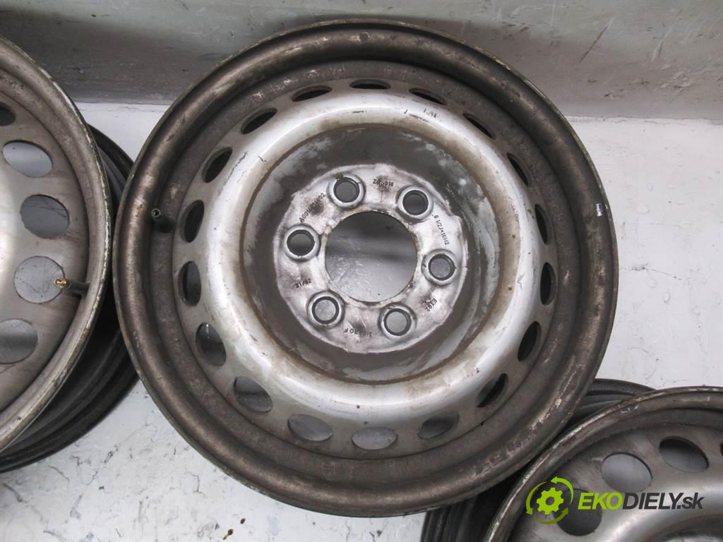 Mercedes-Benz Sprinter    16 6,5J 6X130 ET62  disky plechové - 16  (Plechové)