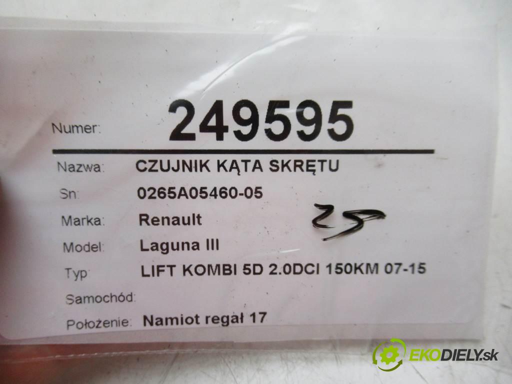 Renault Laguna III    LIFT KOMBI 5D 2.0DCI 150KM 07-15  snímač úhlu otáčky 0265005551