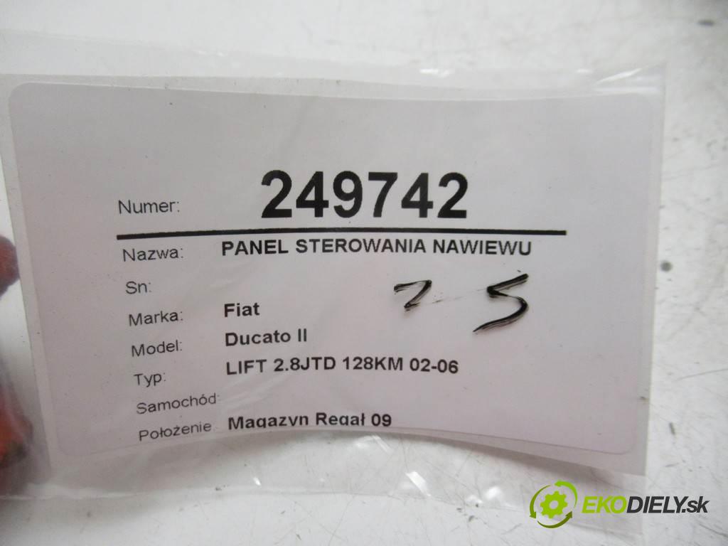 Fiat Ducato II    LIFT 2.8JTD 128KM 02-06  Panel ovládania kúrenia  (Prepínače, spínače, tlačidlá a ovládače kúrenia)
