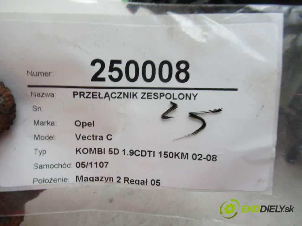 Opel Vectra C  2005 110 kW KOMBI 5D 1.9CDTI 150KM 02-08 1900 Prepínač kombinovaný 13162134 (Prepínače, spínače, tlačidlá a ovládače kúrenia)