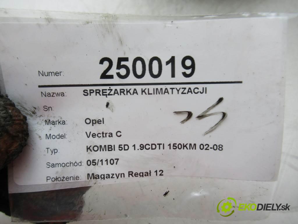 Opel Vectra C  2005 110 kW KOMBI 5D 1.9CDTI 150KM 02-08 1900 kompresor klimatizace 13197197 (Kompresory)
