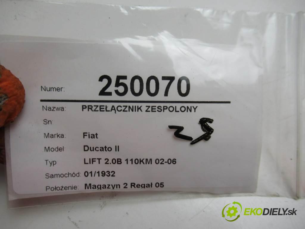 Fiat Ducato II  2004 81 kW LIFT 2.0B 110KM 02-06 2000 Prepínač kombinovaný 735374800 (Prepínače, spínače, tlačidlá a ovládače kúrenia)