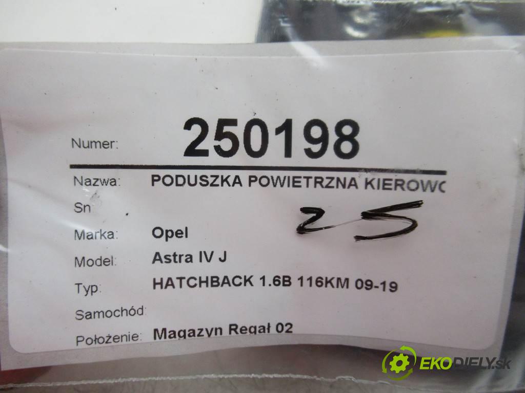 Opel Astra IV J    HATCHBACK 1.6B 116KM 09-19  AirBag - volantu 13299780 (Airbagy)