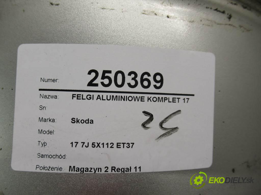 Skoda     17 7J 5X112 ET37  disky hliníkové - 17  (Hliníkové)