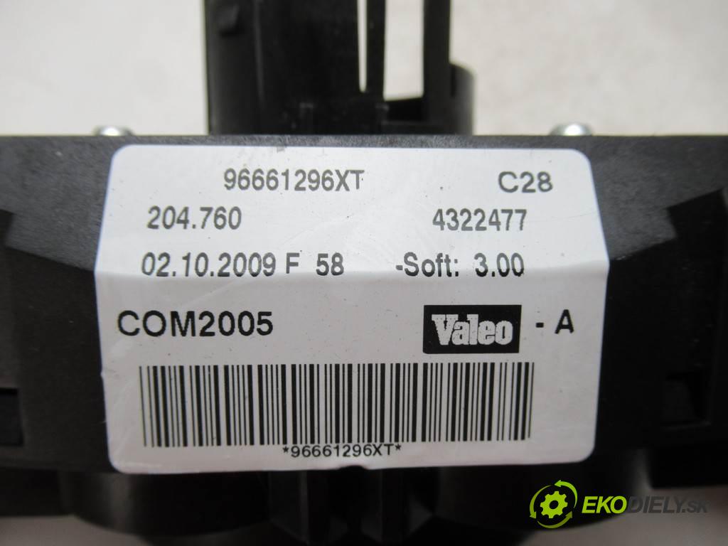 Peugeot 207  2009 88 kW HATCHBACK 5D 1.6B 120KM 06-12 1600 Prepínač kombinovaný 96661296XT (Prepínače, spínače, tlačidlá a ovládače kúrenia)