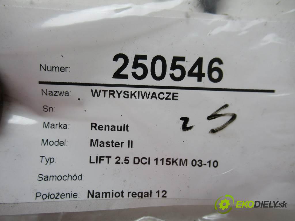 Renault Master II    LIFT 2.5 DCI 115KM 03-10  Vstrekovacie ventily 0432193757 (Vstrekovacie ventily)