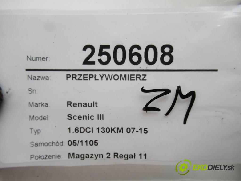 Renault Scenic III  2011 96 kW 1.6DCI 130KM 07-15 1500 váha vzduchu 8200682558 (Váhy vzduchu)