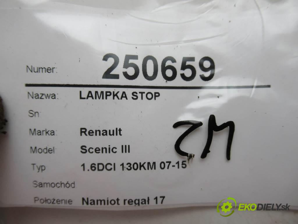 Renault Scenic III    1.6DCI 130KM 07-15  světlo brzdových světel 265900024R