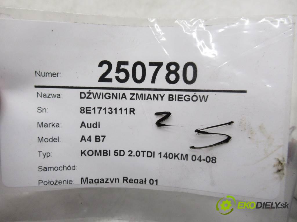 Audi A4 B7    KOMBI 5D 2.0TDI 140KM 04-08  Kulisa - - 8E1713111R (Rýchlostné páky / kulisy)