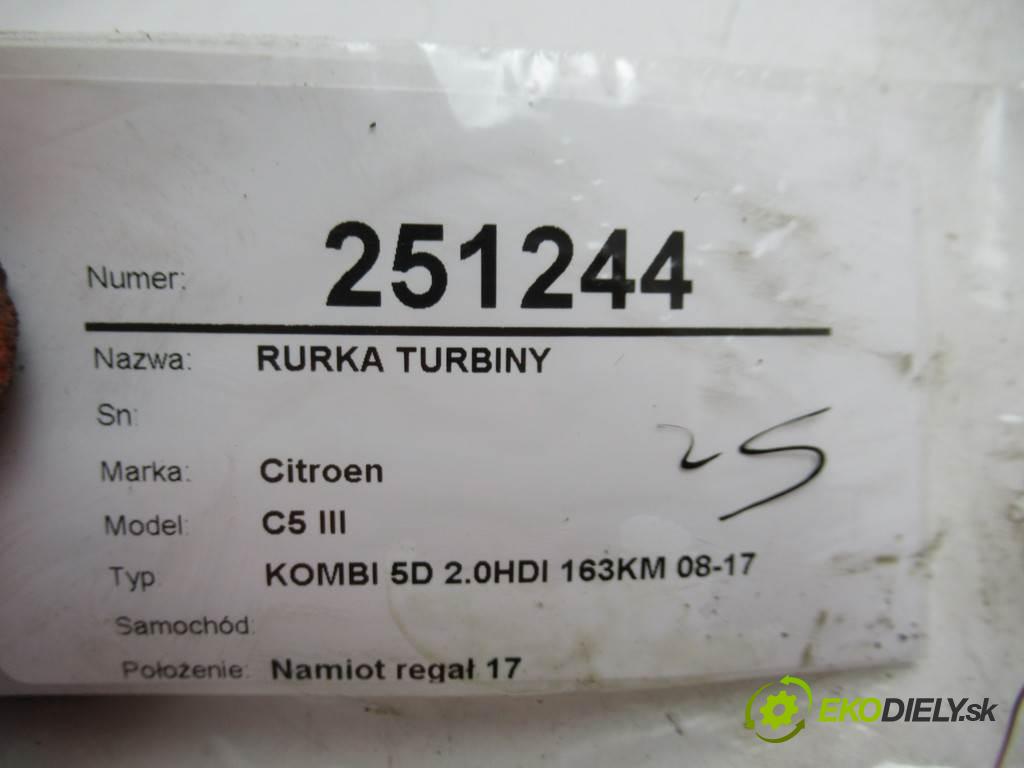 Citroen C5 III    KOMBI 5D 2.0HDI 163KM 08-17  rúrka turba  (Hadice)