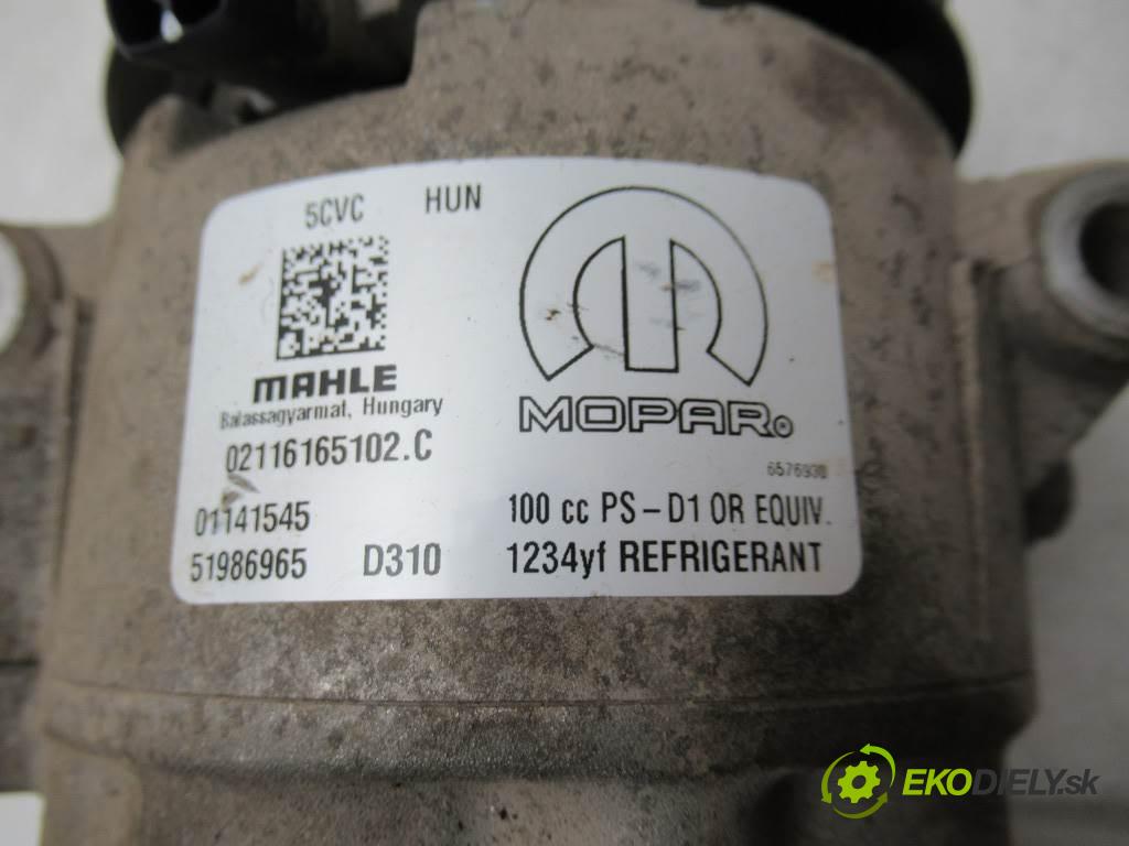 Fiat Tipo II  2016 70 kW SEDAN 4D 1.4B 95KM 15- 1400 kompresor klimatizace 51986965 (Kompresory)