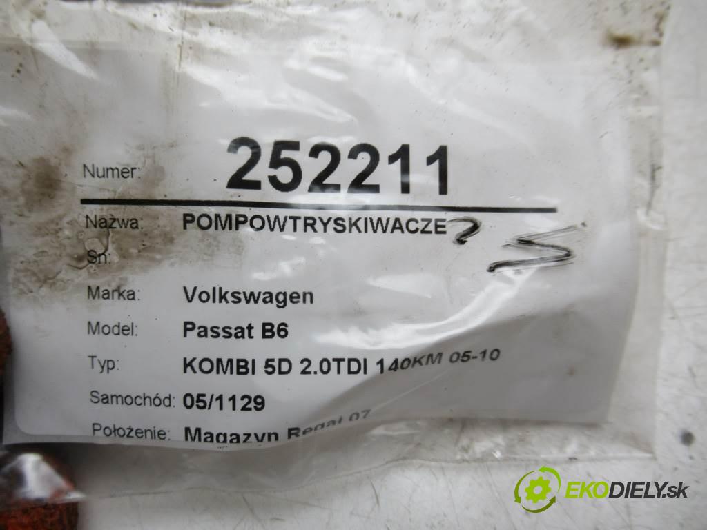 Volkswagen Passat B6  2005 103 kW KOMBI 5D 2.0TDI 140KM 05-10 2000 vstrekovače 038130073BQ (Vstrekovače)