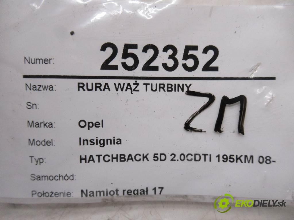 Opel Insignia    HATCHBACK 5D 2.0CDTI 195KM 08-13  Rúra hadica turba  (Hadice)