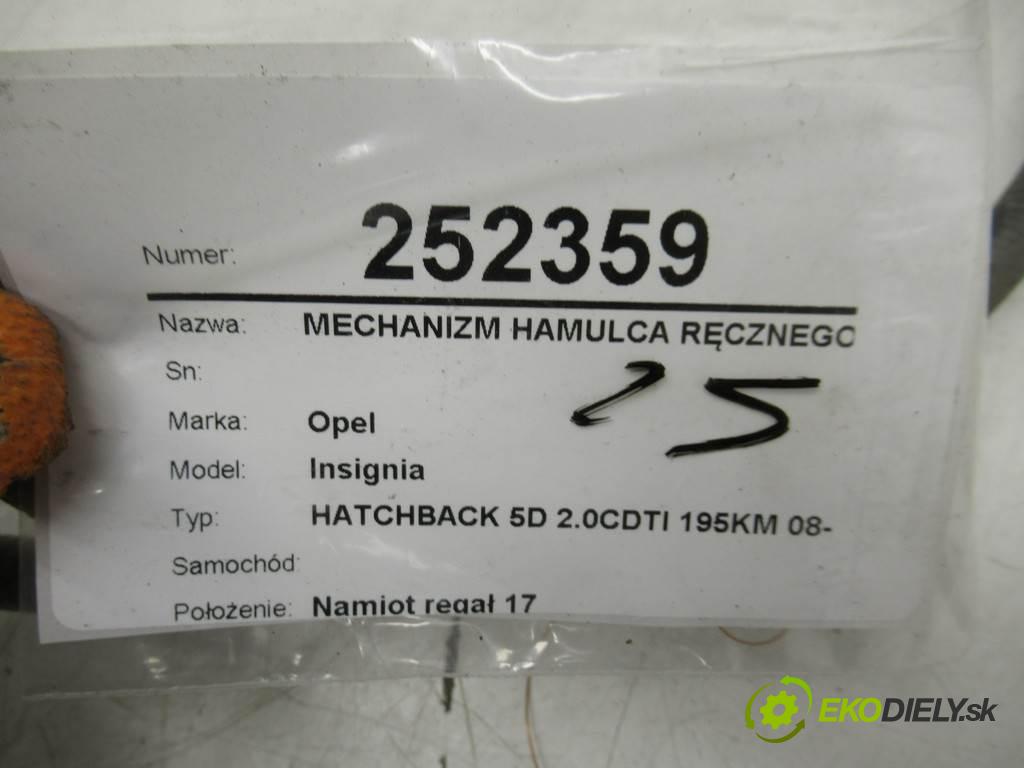 Opel Insignia    HATCHBACK 5D 2.0CDTI 195KM 08-13  mechanismus brzdy ruční brzdy 22792204 (Ruční brzdy)