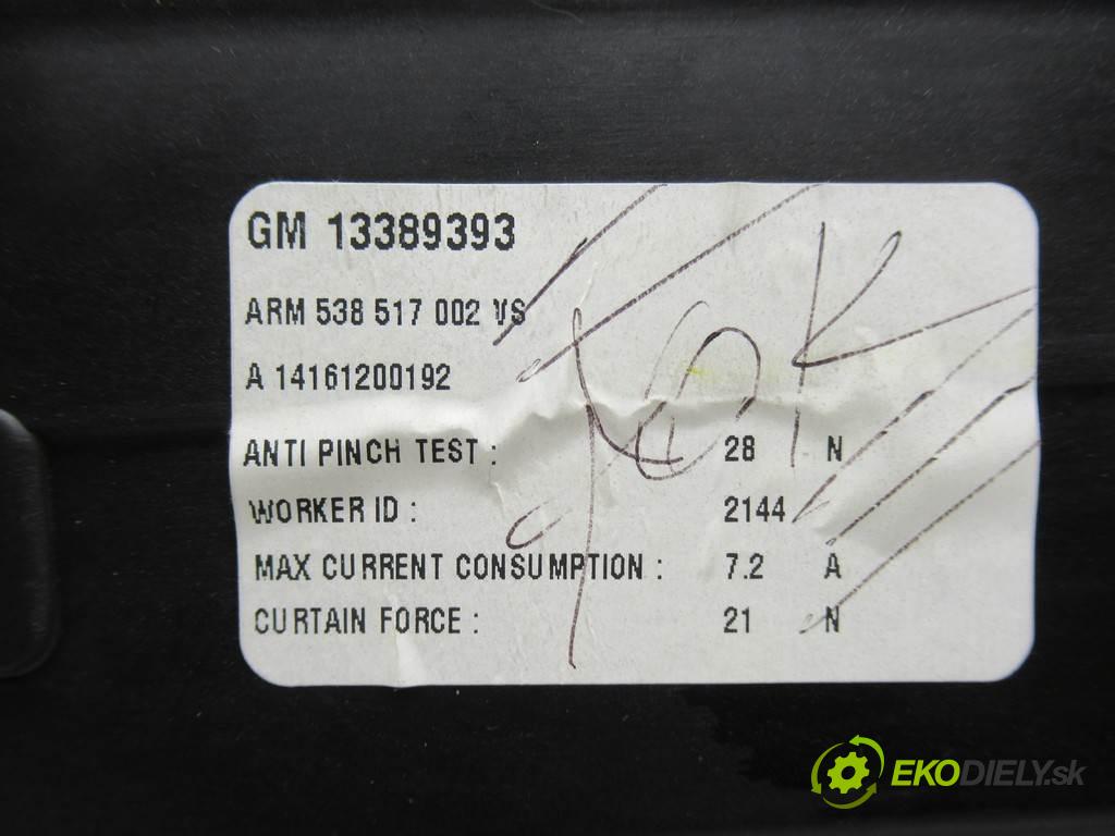 Opel Insignia    HATCHBACK 5D 2.0CDTI 195KM 08-13  strešné okno 13389393 (Sklá karosérie)