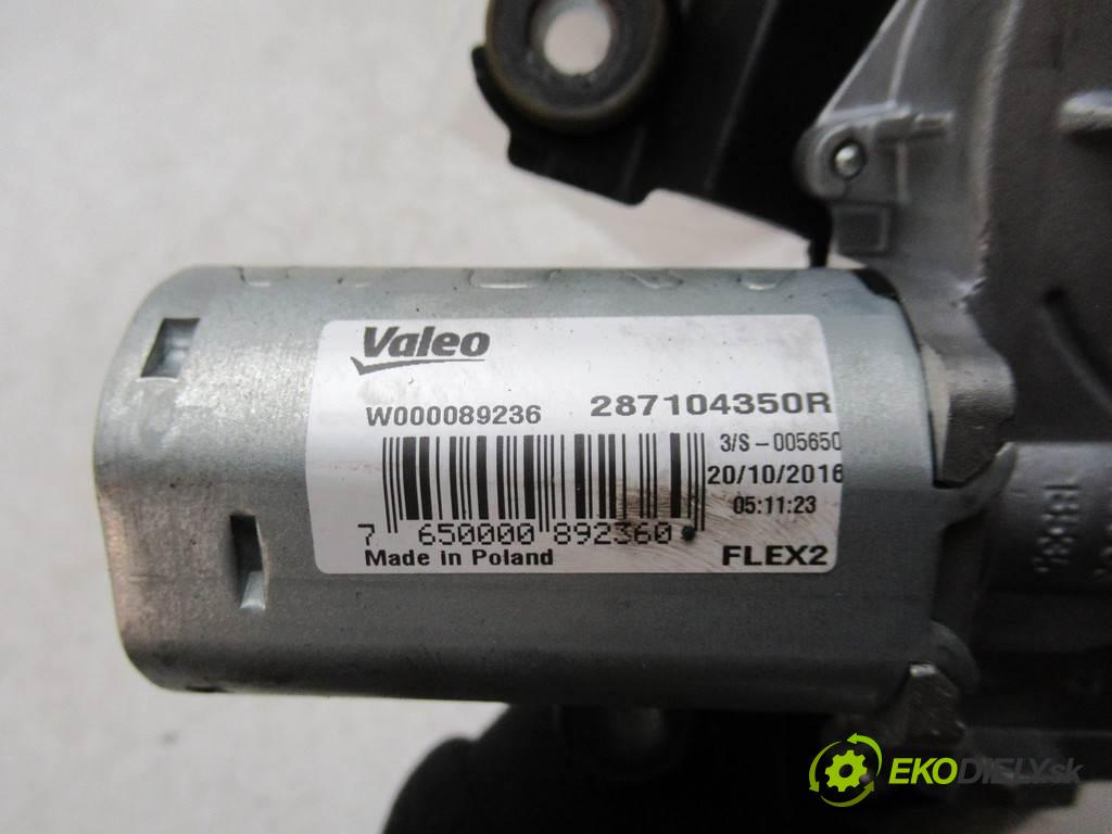 Dacia Logan II  2016 54 kW KOMBI 5D 1.2B 75KM 12- 1200 motorek stěračů zadní část 287104350R