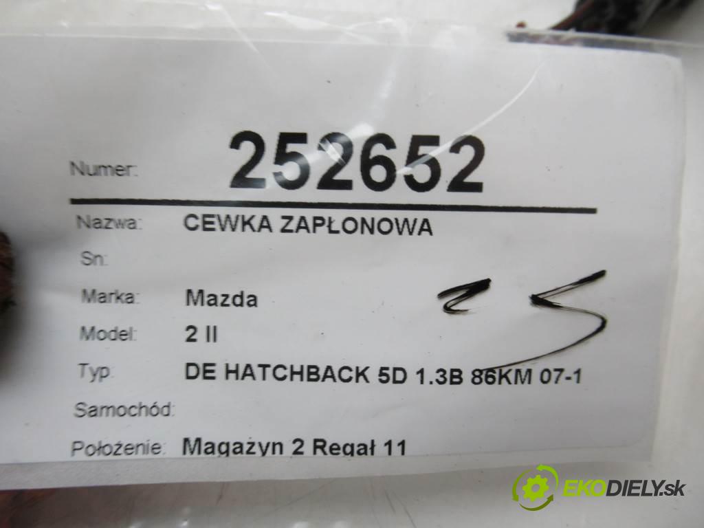 Mazda 2 II    DE HATCHBACK 5D 1.3B 86KM 07-10  Cievka zapaľovacia ZJ2018100 (Zapaľovacie cievky, moduly)