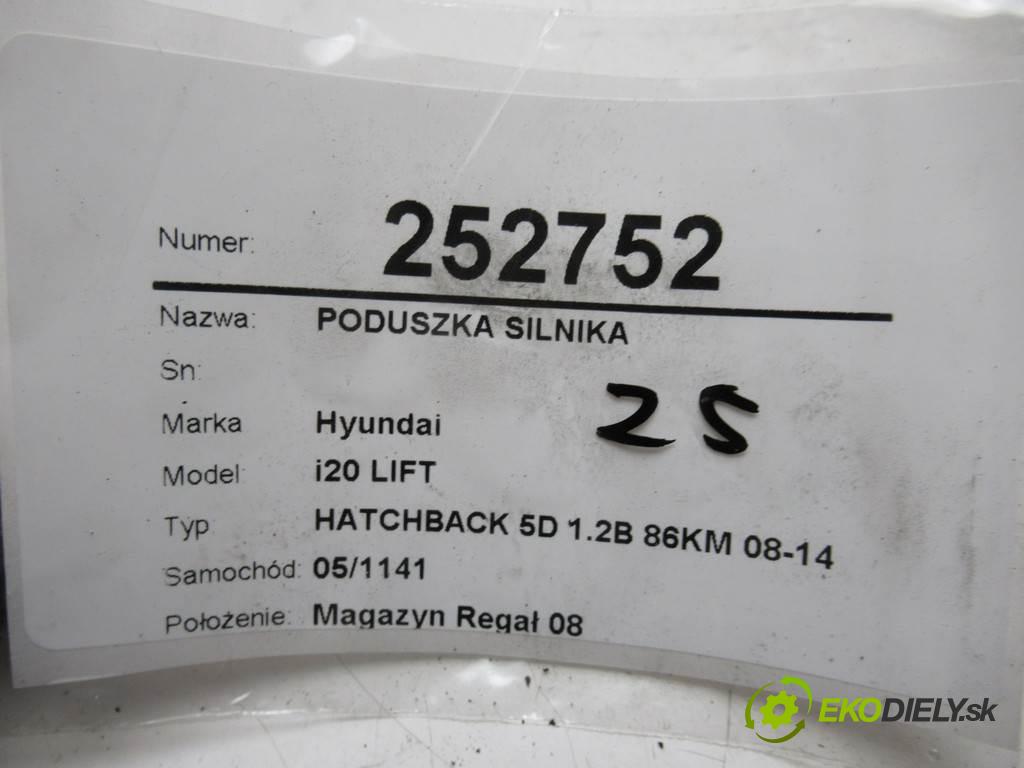 Hyundai i20 LIFT  2014 62,50 HATCHBACK 5D 1.2B 86KM 08-14 1200 AirBag motora  (Držáky motoru)