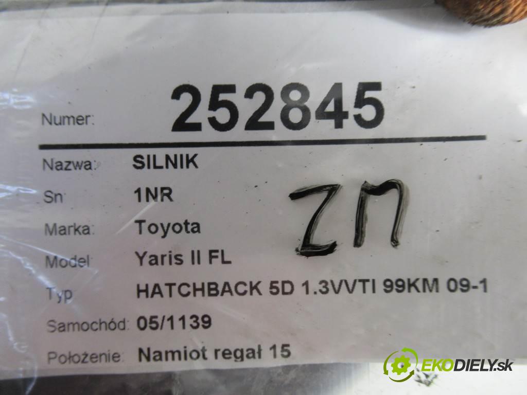 Toyota Yaris II FL  2010 73 kW HATCHBACK 5D 1.3VVTI 99KM 09-11 1300 motor 1NR (Motory (kompletní))