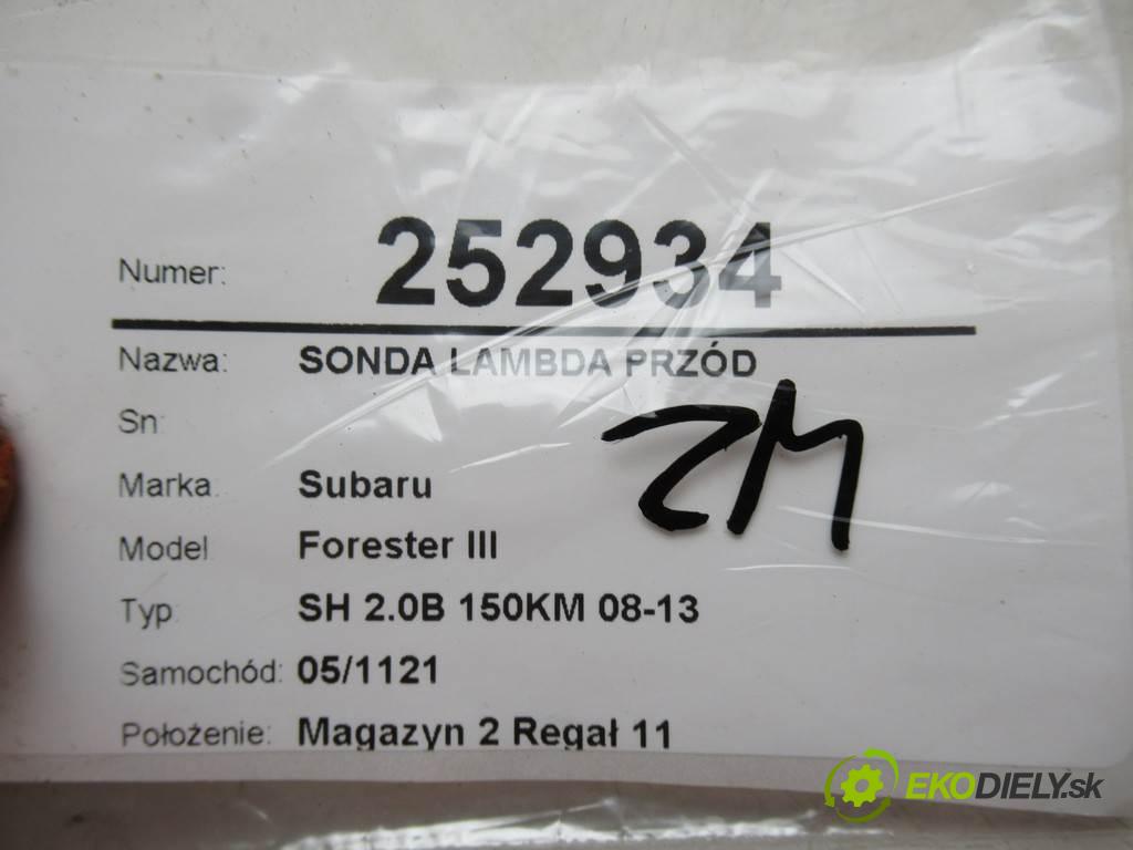 Subaru Forester III  2012 110kw SH 2.0B 150KM 08-13 2000 sonda lambda predný  (Lambda sondy)