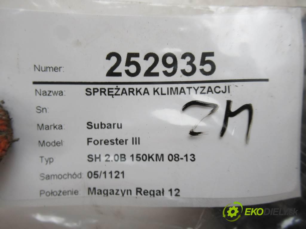 Subaru Forester III  2012 110kw SH 2.0B 150KM 08-13 2000 kompresor klimatizace 73111SC020 (Kompresory)