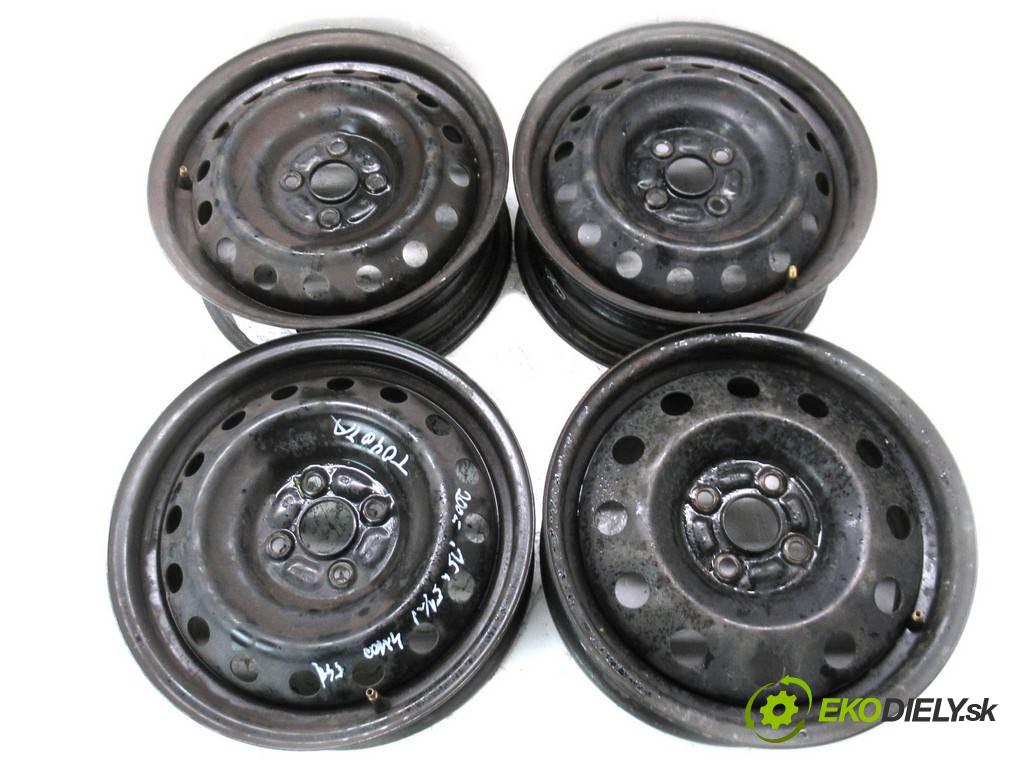 Toyota     15 5,5J 4X100 ET45  disky plechové - 15  (Plechové)