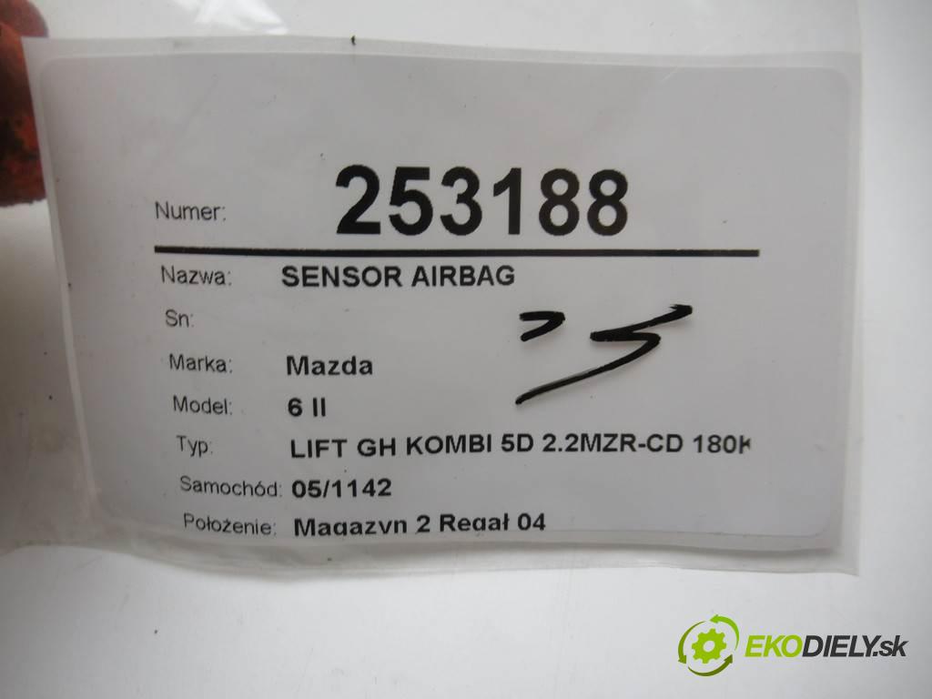 Mazda 6 II  2012  LIFT GH KOMBI 5D 2.2MZR-CD 180KM 07-12 2200 senzor airbag GDK4-57K30 (Snímače)