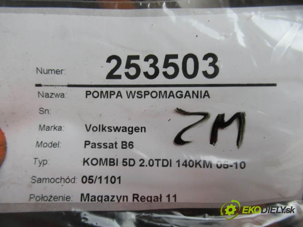 Volkswagen Passat B6  2008 103 kW KOMBI 5D 2.0TDI 140KM 05-10 2000 Pumpa servočerpadlo 1K1909144M (Servočerpadlá, pumpy riadenia)