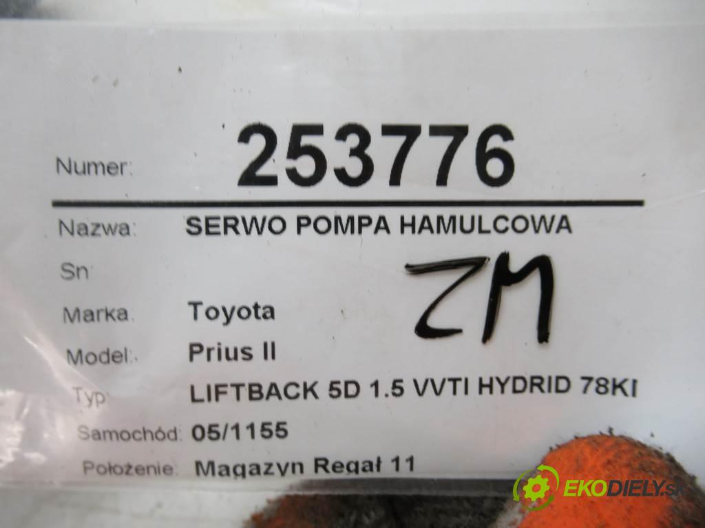 Toyota Prius II  2005 57 kW LIFTBACK 5D 1.5 VVTI HYDRID 78KM 03-09 1500 Posilovač Pumpa brzdová 132030-40120 (Posilňovače bŕzd)