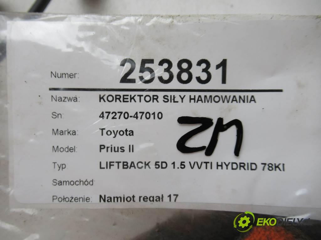 Toyota Prius II    LIFTBACK 5D 1.5 VVTI HYDRID 78KM 03-09  Motorček regulácie sily brzdenia 47270-47010 (Ostatné)