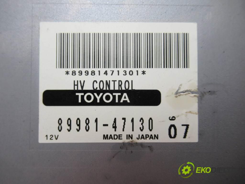 Toyota Prius II    LIFTBACK 5D 1.5 VVTI HYDRID 78KM 03-09  modul řídící jednotka 89981-47130
