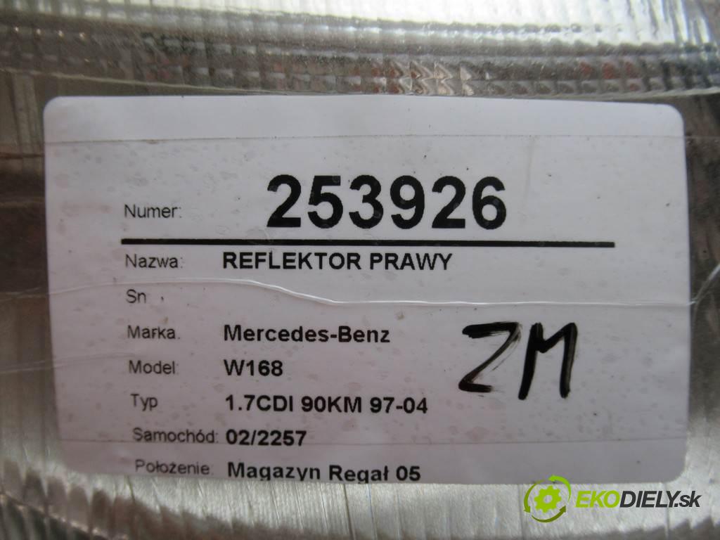 Mercedes-Benz W168  1999 66 kW 1.7CDI 90KM 97-04 1700 světlomet pravý