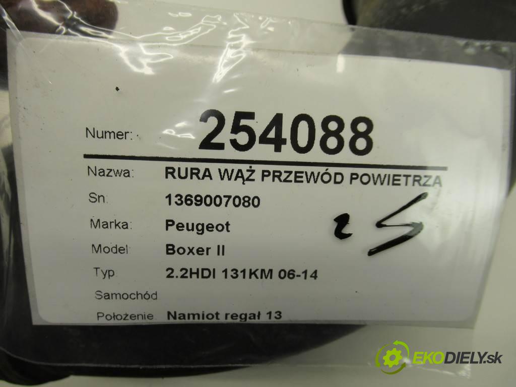Peugeot Boxer II    2.2HDI 131KM 06-14  Rúra hadice trubka vzduchu 1369007080 (Hadice chlazení vzduchu)