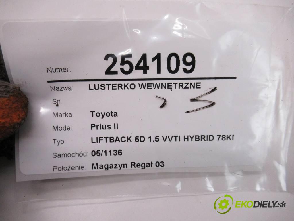 Toyota Prius II  2005 57kw LIFTBACK 5D 1.5 VVTI HYBRID 78KM 03-09 1500 zpětné zrcátko vnitřní  (Světla vnitřní)