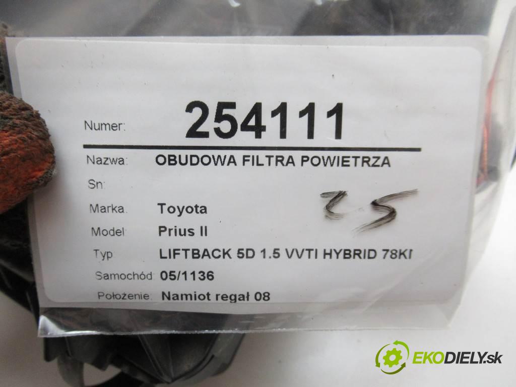 Toyota Prius II  2005 57kw LIFTBACK 5D 1.5 VVTI HYBRID 78KM 03-09 1500 obal filtra vzduchu  (Kryty filtrů)