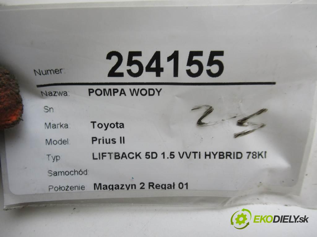 Toyota Prius II    LIFTBACK 5D 1.5 VVTI HYBRID 78KM 03-09  pumpa vody  (Vodní pumpy)
