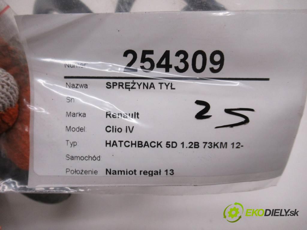 Renault Clio III LIFT    HATCHBACK 5D 1.2B 73KM 09-12  Pružina zad  (Ostatné)