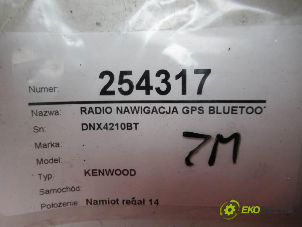 . .    KENWOOD  RADIO Navigácia GPS bluetooth DNX4210BT