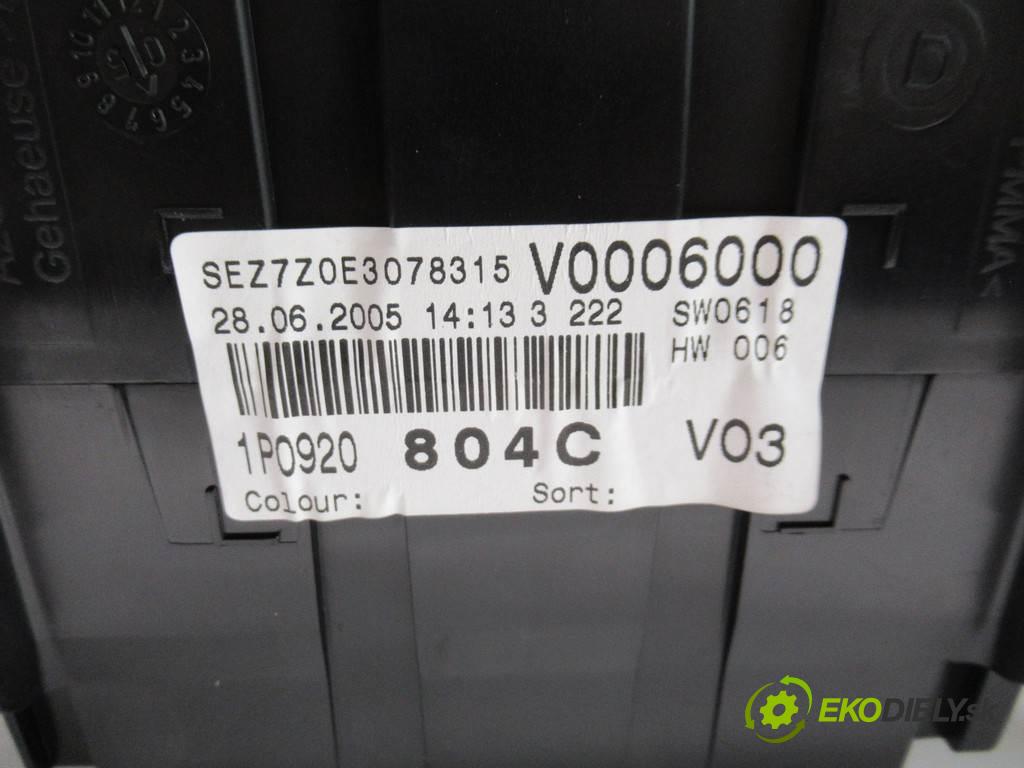 Seat Leon II  2005 77 kW HATCHBACK 5D 1.9TDI 105KM 05-09 1900 Prístrojovka 1P0920804C (Prístrojové dosky, displeje)