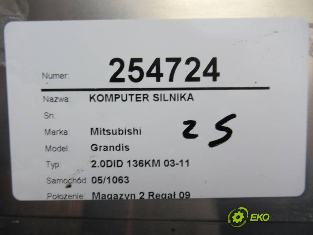Mitsubishi Grandis  2006  2.0DID 136KM 03-11 1968 riadiaca jednotka Motor 1860A654 0281012535 (Riadiace jednotky)