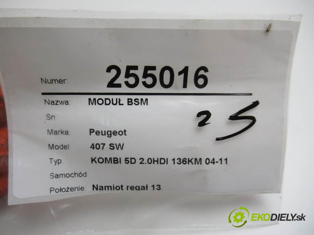 Peugeot 407 SW    KOMBI 5D 2.0HDI 136KM 04-11  Modul BSM 9661682680 (Ostatné)