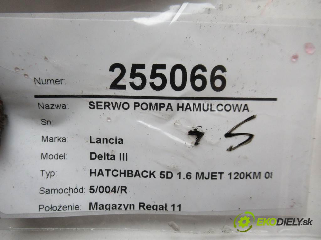 Lancia Delta III  2010 88 kW HATCHBACK 5D 1.6 MJET 120KM 08-14 1600 posilovač pumpa brzdová 51815386 (Posilovače brzd)