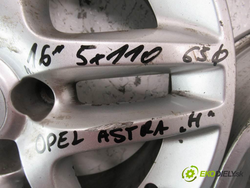 Opel Astra H    16 6,5J 5X110 ET39  disky hliníkové - 16  (Hliníkové)