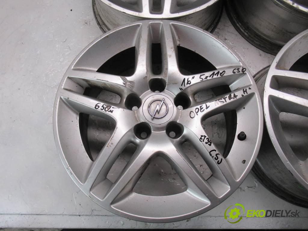 Opel Astra H    16 6,5J 5X110 ET39  disky hliníkové - 16  (Hliníkové)
