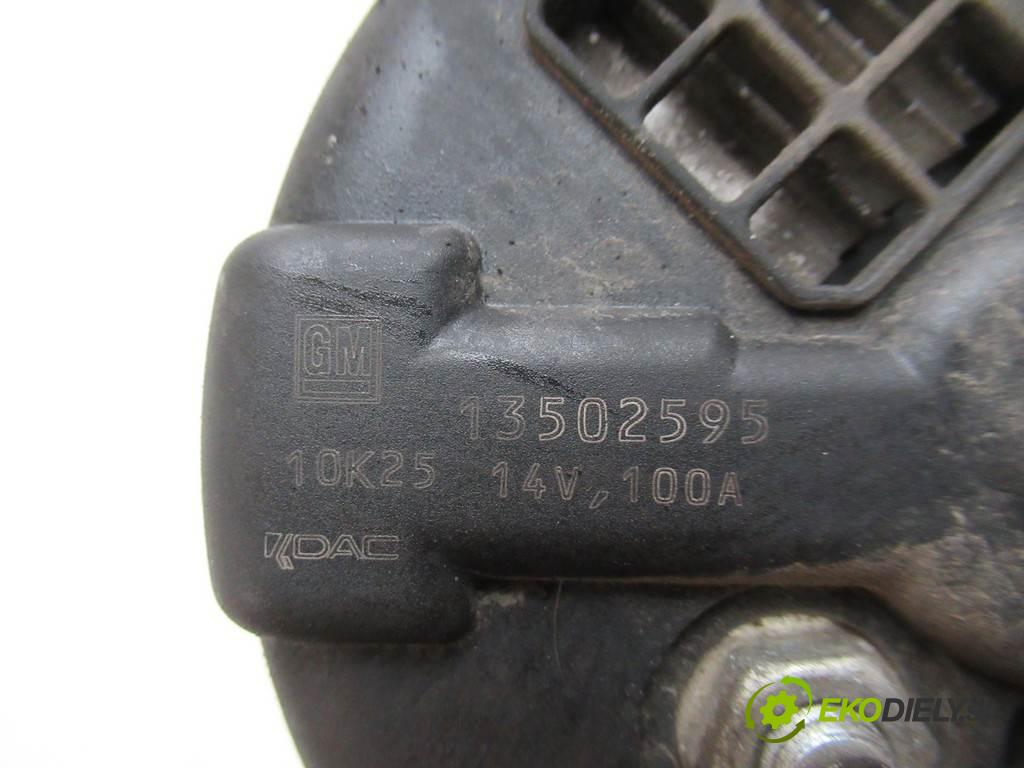 Opel Astra IV J  2010 85KW HATCHBACK 5D 1.6B 116KM 09-19 1600 Alternátor 13502595 (Alternátory)